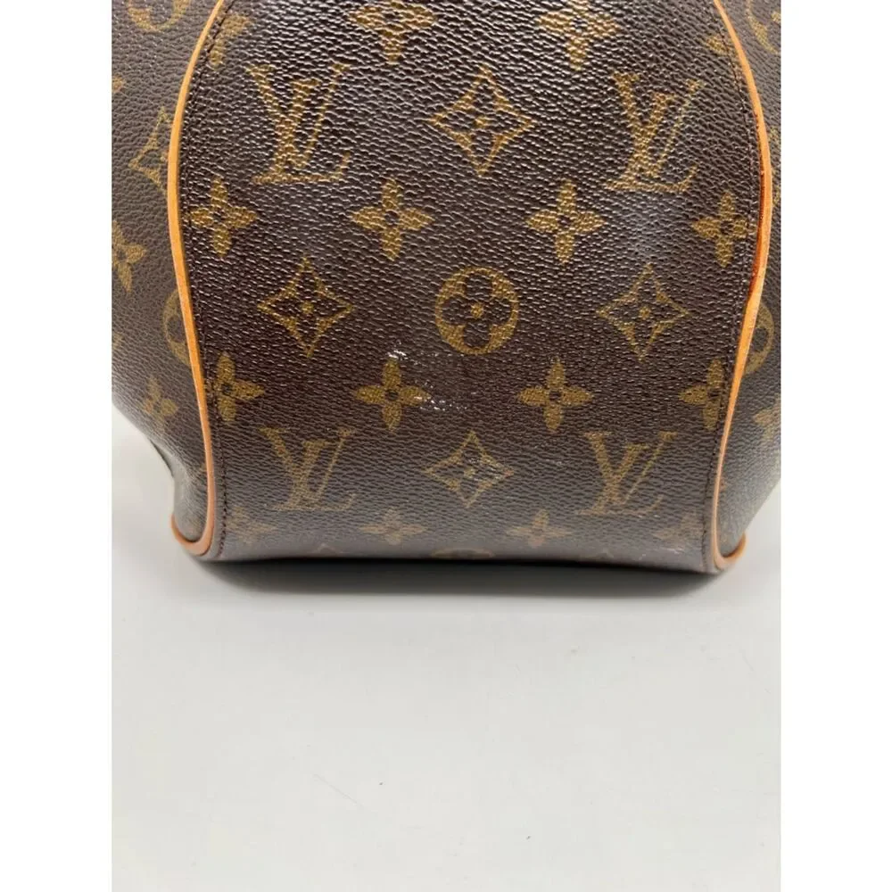 LOUIS VUITTON Ellipse PM Monogram Handbag Brown Lock + Key + Dust Bag